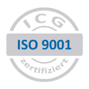 ISO 9001 zertifiziertes Qualitätsmanagement